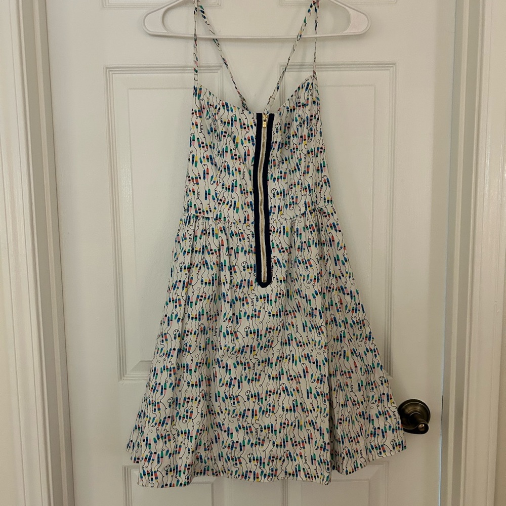 Lilly Pulitzer Colorful Strappy Dress with Zipper